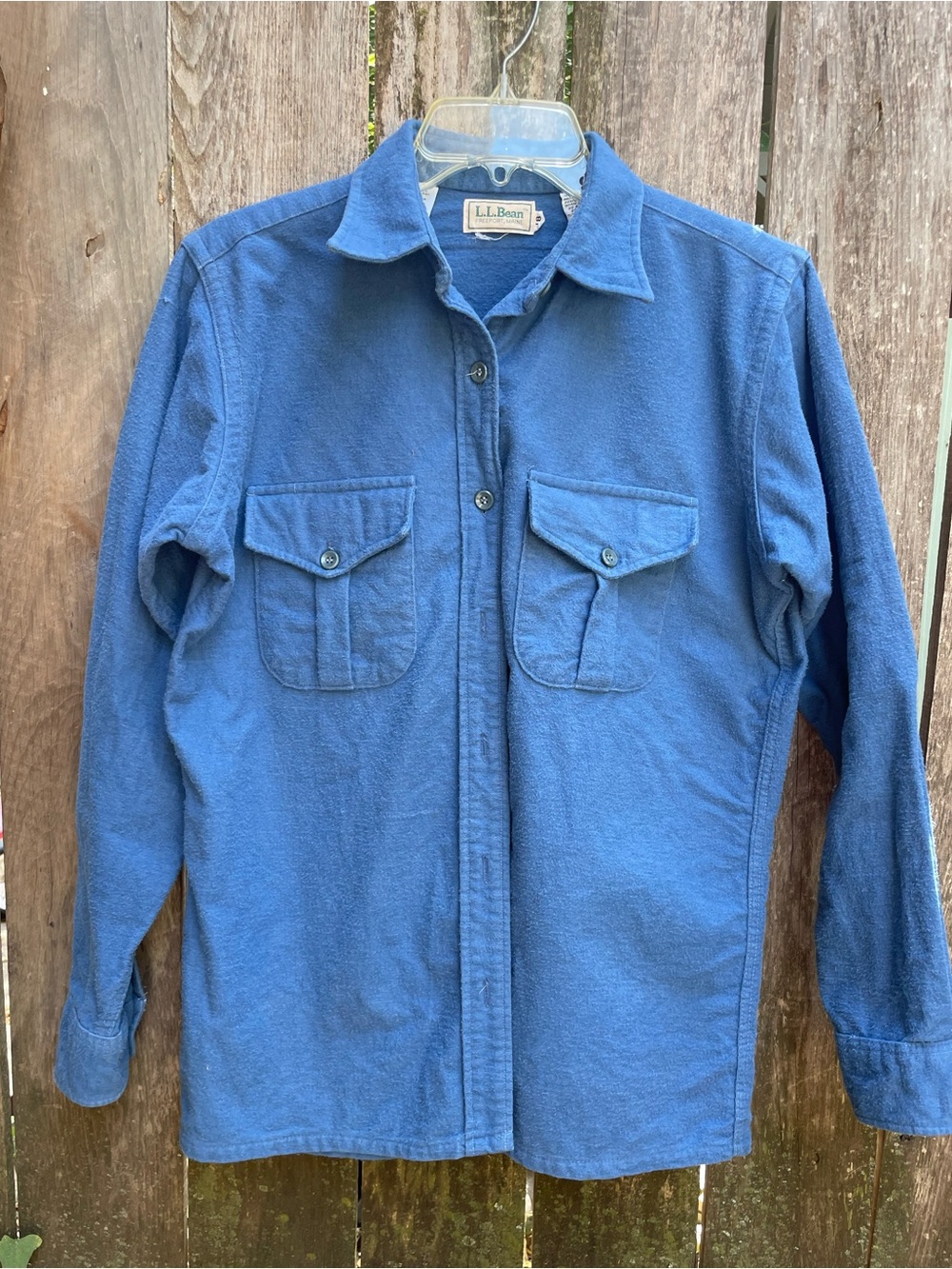 Vintage 90s L.L. Bean Men’s Blue Flannel